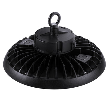 The UFO High Bay features an aluminum heat sink for better cooling and heat dissipation.